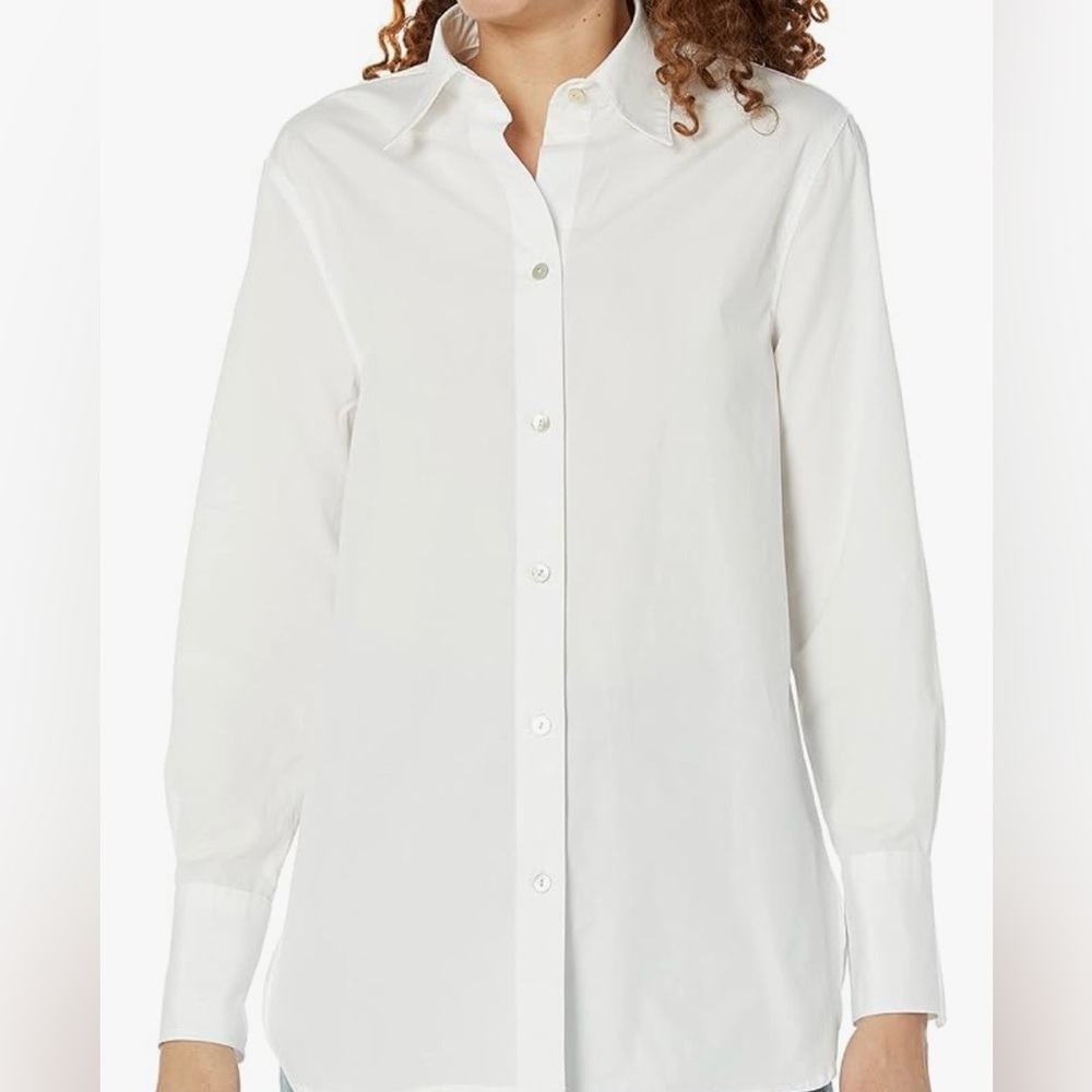 NWT White Women's Dress Shirt - Classic Button-Down